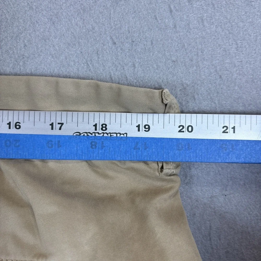 Tommy Bahama Chino Pants Mens 40 x 34 Khaki 100% Cotton Flat Front Casual